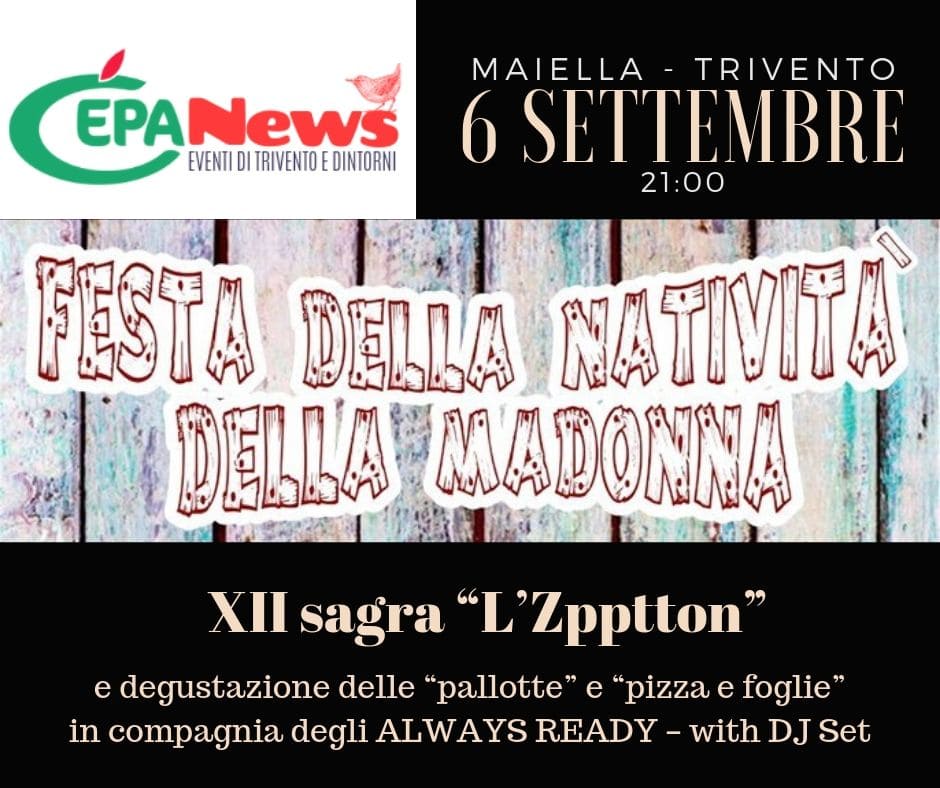 Festa della Natività della Madonna Maiella-Trivento 6-Settembre-2019